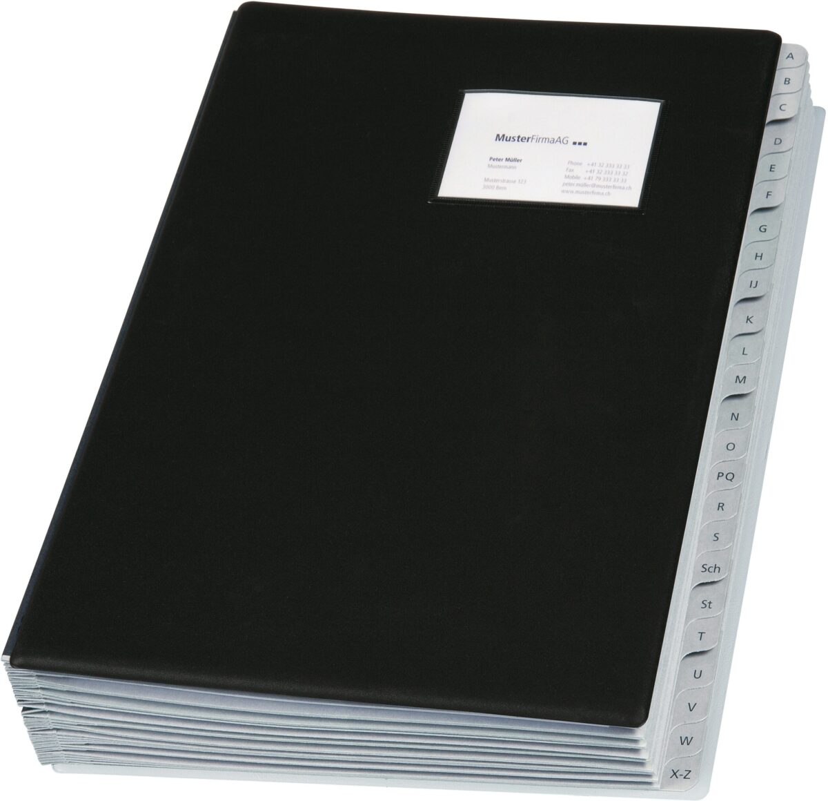 BIELLA Pultmappe Pronto A4 32042402U schwarz A-Z – Hochwertig & günstig bei ShopDeca