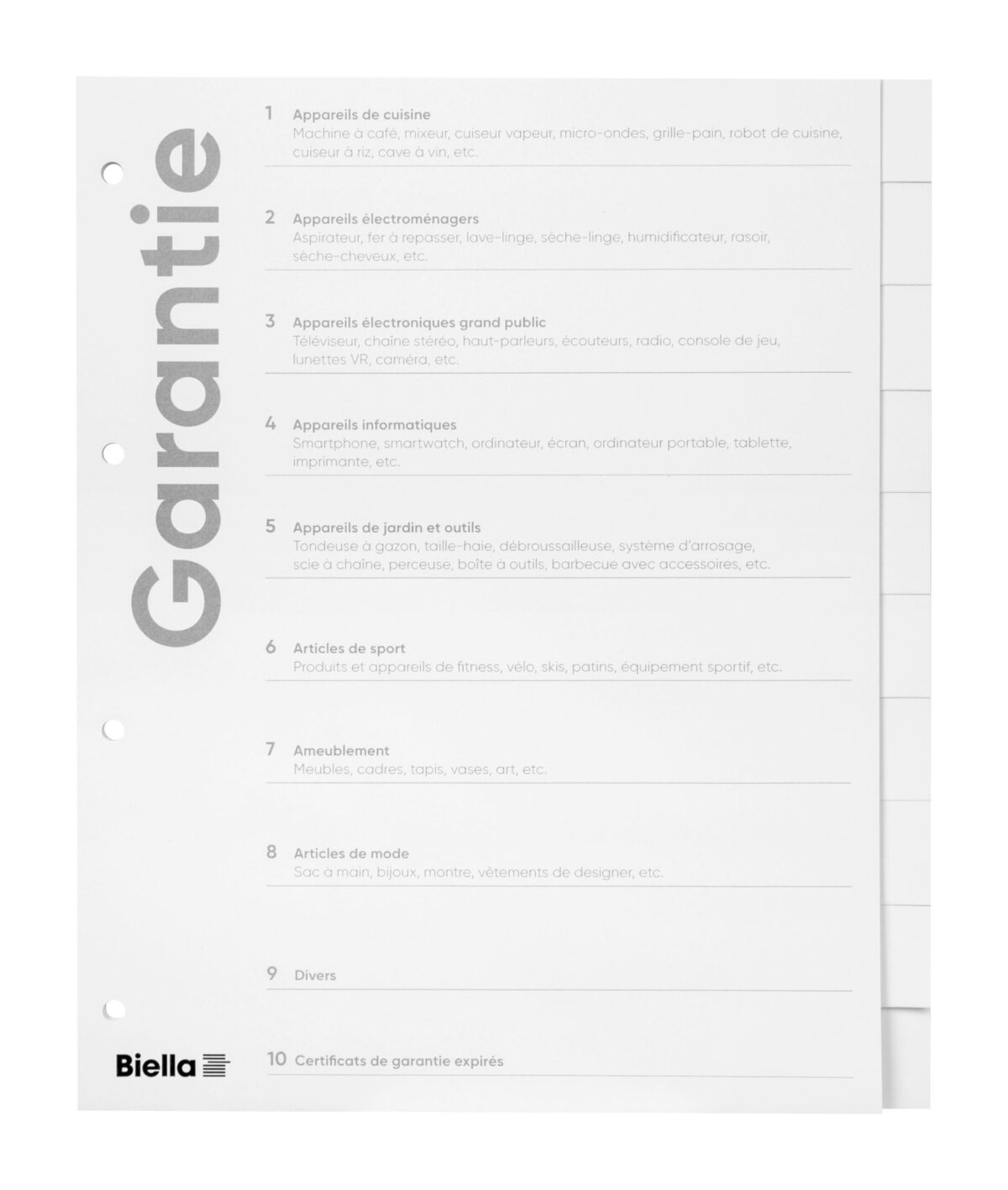 BIELLA Register Karton Expert A4 465021091U Garantie DE 10-teilig – Hochwertig & günstig bei ShopDeca