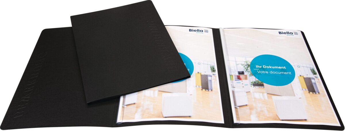 BIELLA Bewerbungsmappe A4 4975102BIBU schwarz, 3-teilig – Hochwertig & günstig bei ShopDeca