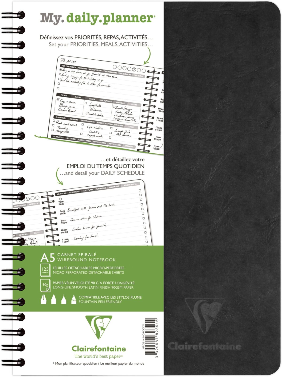 BIELLA Agenda AgeBag undatiert 782391C my Daily 125 Blatt schwarz A5 – Hochwertig & günstig bei ShopDeca