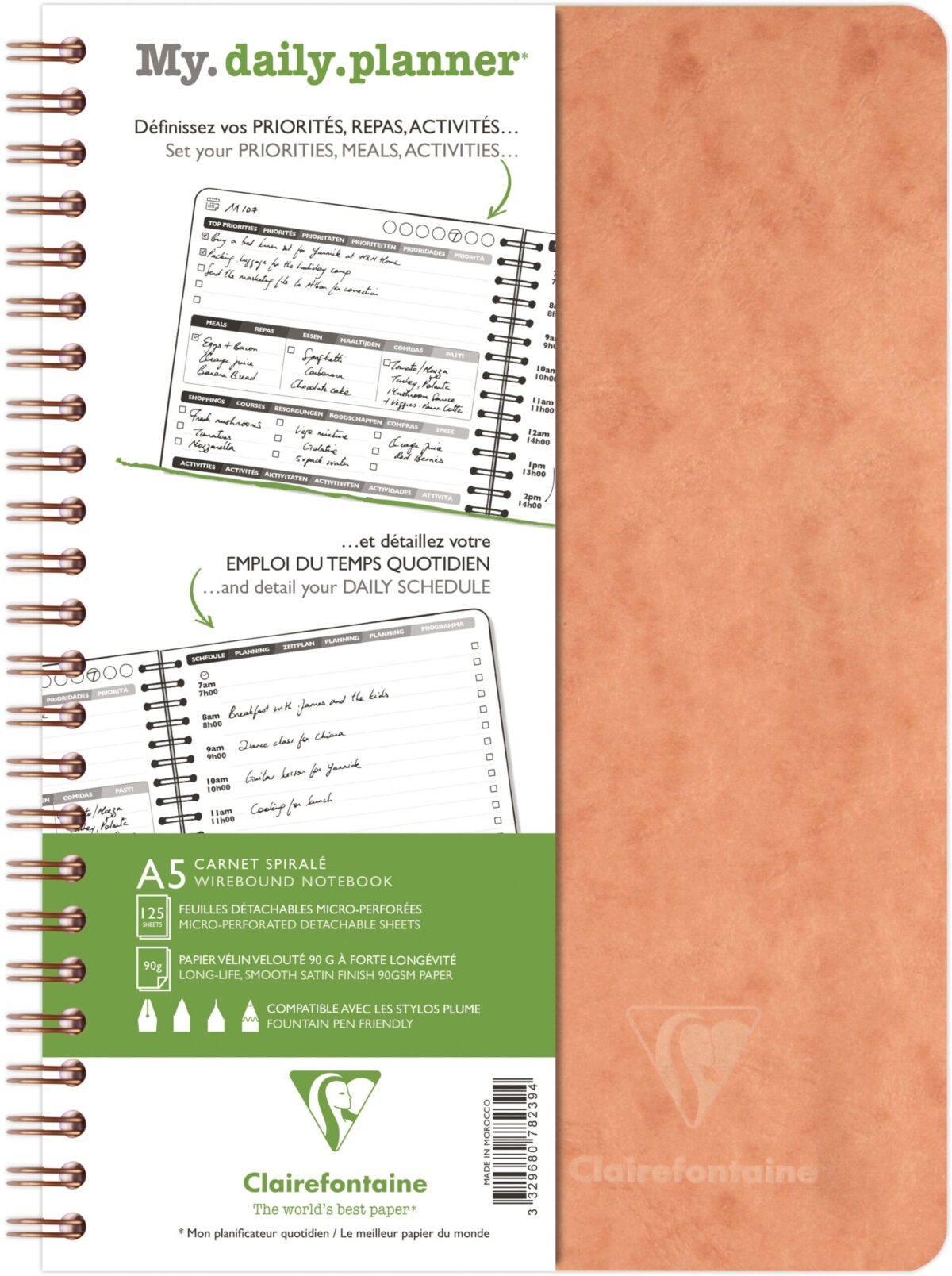 BIELLA Agenda AgeBag undatiert 78239C my Daily 125 Blatt tabak A5 – Hochwertig & günstig bei ShopDeca