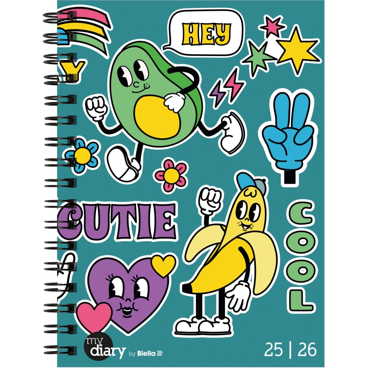 BIELLA Schüleragenda Comic 25/26 806517800026U 1W/2S 12x16.5cm – Hochwertig & günstig bei ShopDeca