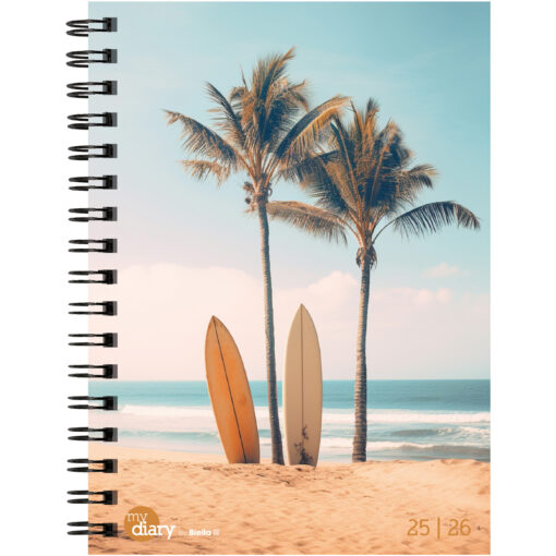 BIELLA Schüleragenda Beach 25/26 806537840026U 1W/2S 14.5x20.5cm