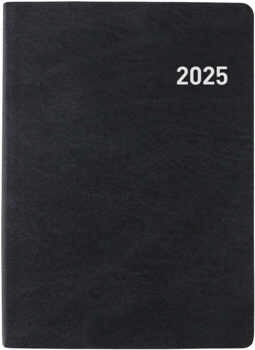 BIELLA Taschenagenda Rex 2025 825301020025 1W/2S schwarz ML 10.1x14.2cm