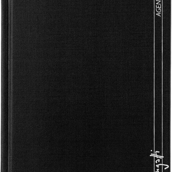 BIELLA Taschenagenda Longatti 2025 832714020025 1W/2S schwarz ML 10.4x14.8cm