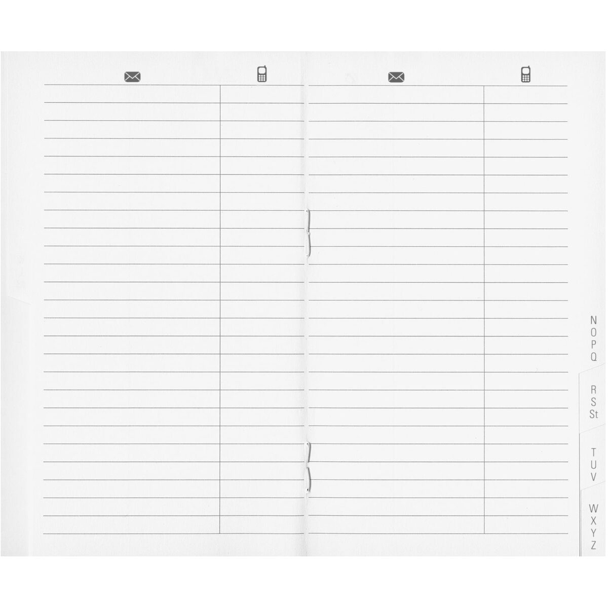 BIELLA Paris Adressregister 85340800U weiss liniert 7.5x12.6cm – Hochwertig & günstig bei ShopDeca