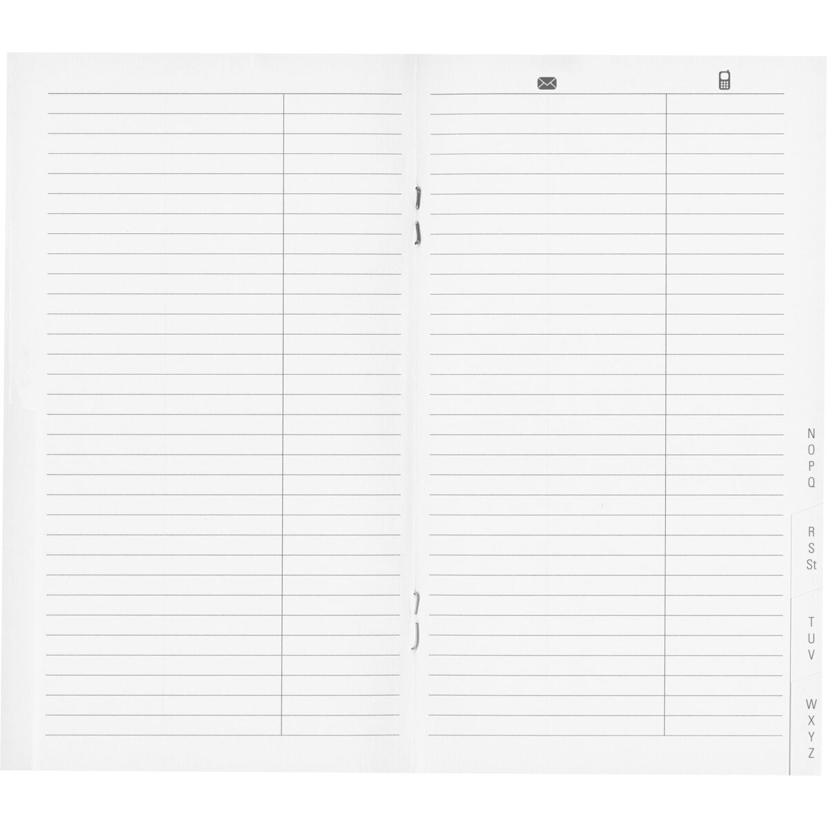 BIELLA Adressregister 85350800U 16 Seiten 8.5x15.3cm – Hochwertig & günstig bei ShopDeca
