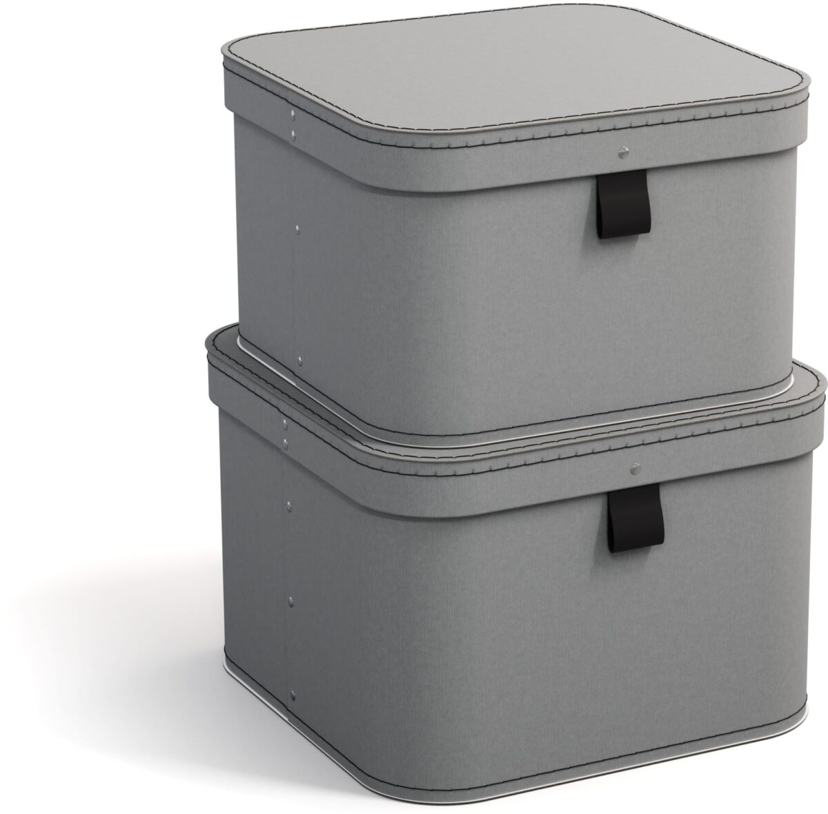 BIGSO BOX OF SWEDEN Aufbewahrungsbox Ludvig 746254133FL0 grau 2er-Set – Hochwertig & günstig bei ShopDeca