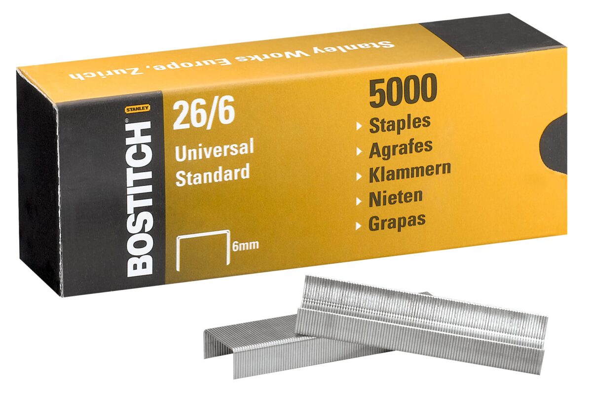 BOSTITCH Heftklammern 26/6 mm 26-06-5MGAL 5000 Stück – Hochwertig & günstig bei ShopDeca