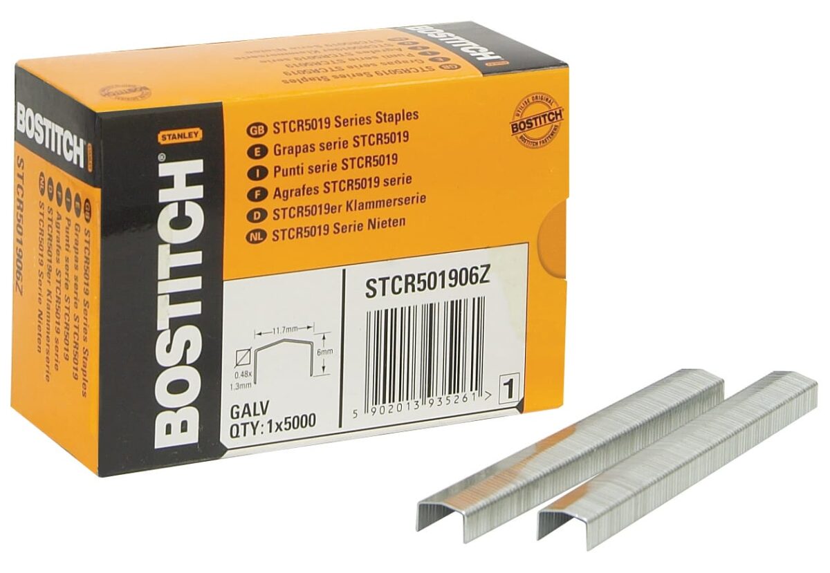 BOSTITCH Heftklammern 6mm STCR501906Z 5000 Stück – Hochwertig & günstig bei ShopDeca