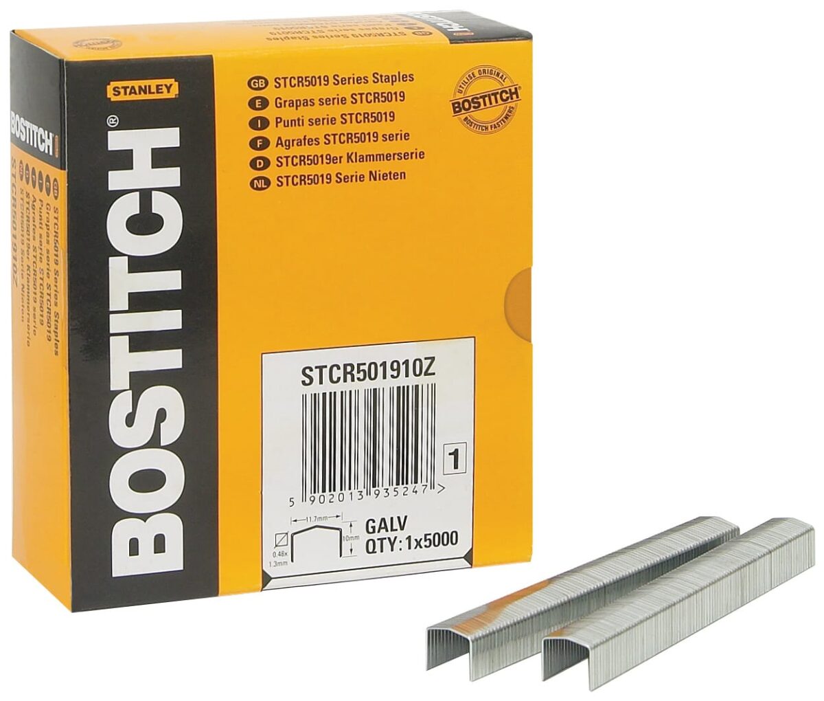 BOSTITCH Heftklammern 10mm STCR501910Z 5000 Stück – Hochwertig & günstig bei ShopDeca