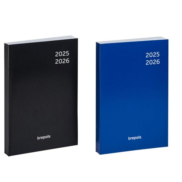 BREPOLS Schüleragenda Classic 25/26 2.140.0080 1T/1S 12M ass. ML 11.5x16.9cm