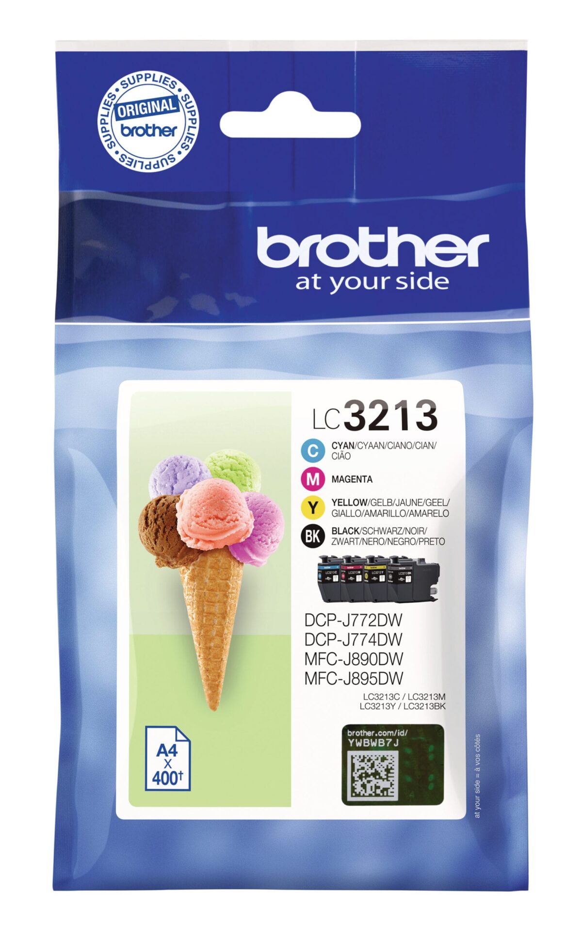BROTHER Valuepack Tinte CMYBK LC-3213VAL DCP-J774DWW 400 Seiten – Hochwertig & günstig bei ShopDeca