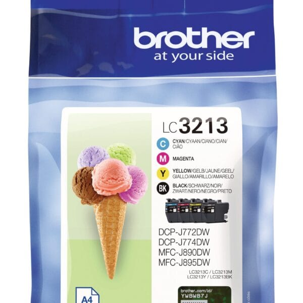 BROTHER Valuepack Tinte CMYBK LC-3213VAL DCP-J774DWW 400 Seiten