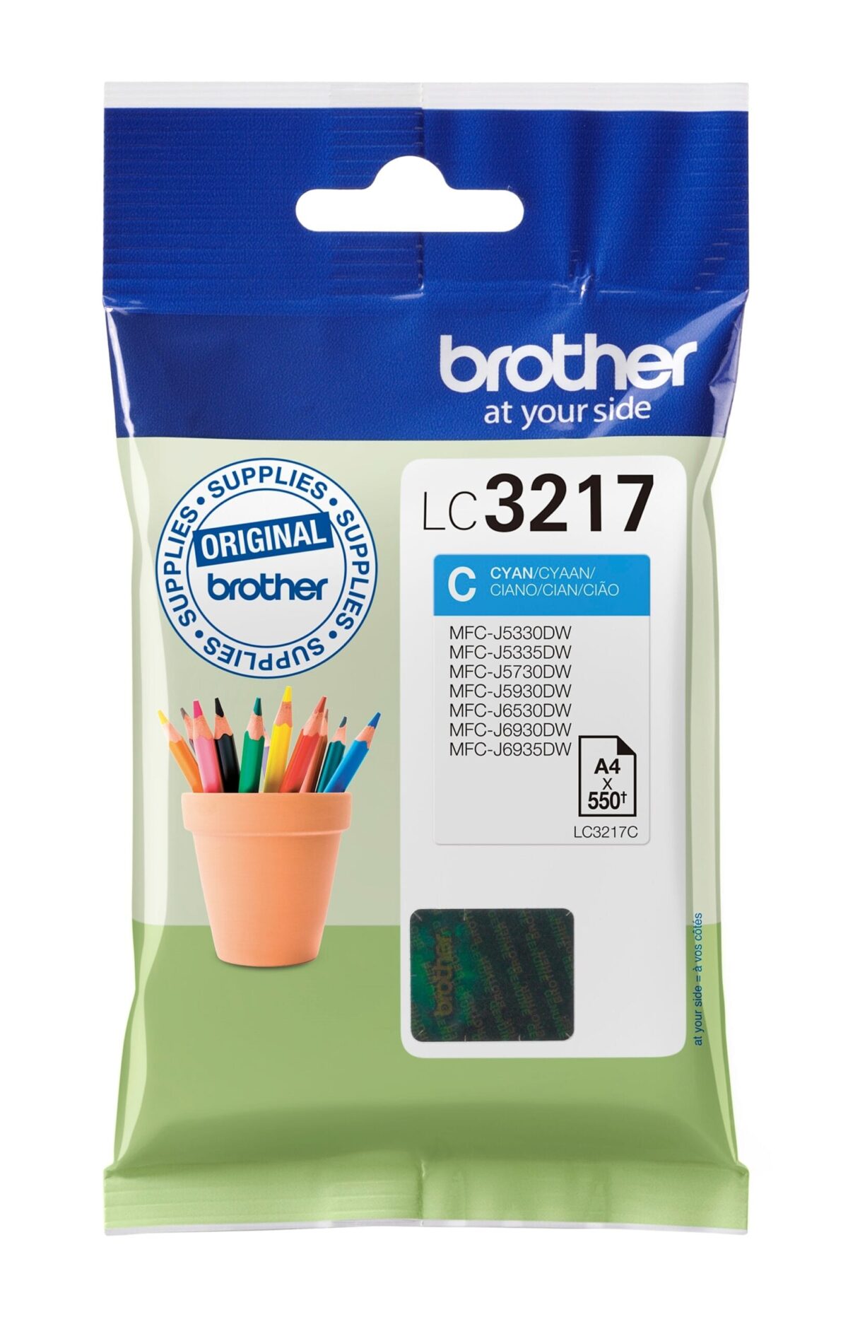 BROTHER Tintenpatrone cyan LC-3217C MFC-J6530DW 550 Seiten – Hochwertig & günstig bei ShopDeca