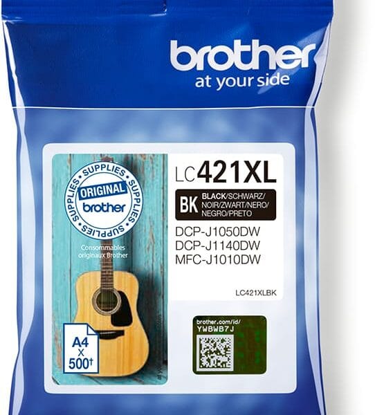 BROTHER Tintenpatrone HY schwarz LC-421XLBK DCP-J1050 500 Seiten