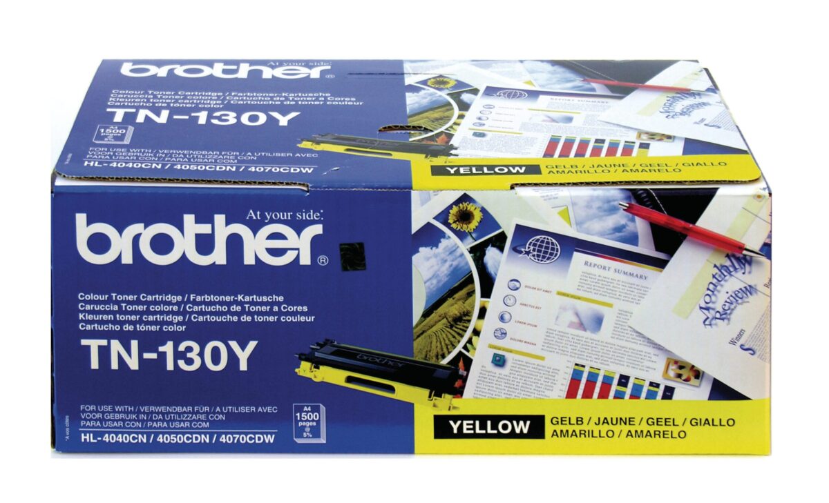 BROTHER Toner yellow TN-130Y HL-4040/4070 1500 Seiten – Hochwertig & günstig bei ShopDeca