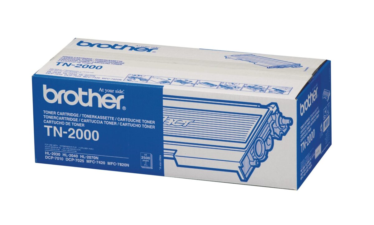 BROTHER Toner-Modul schwarz TN-2000 HL-2030/40/70 2500 Seiten – Hochwertig & günstig bei ShopDeca