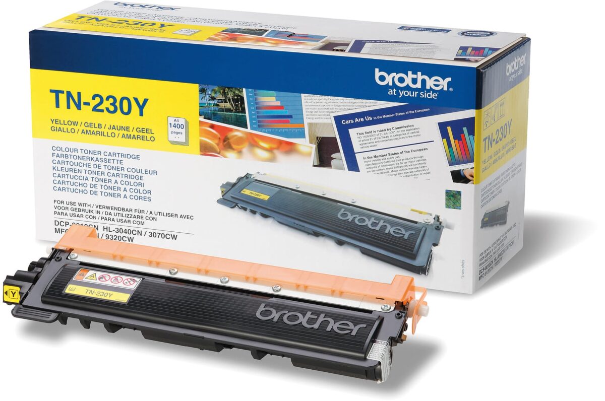 BROTHER Toner yellow TN-230Y HL-3040/3070 1400 Seiten – Hochwertig & günstig bei ShopDeca