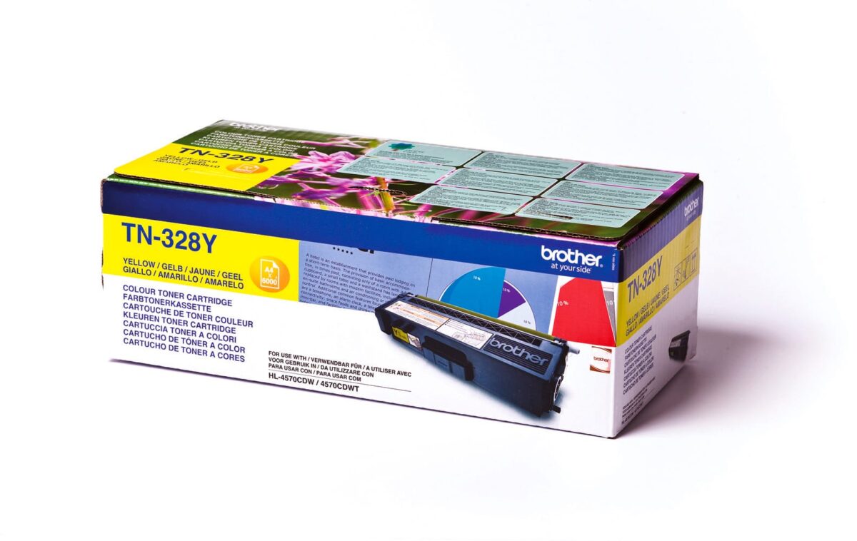 BROTHER Toner Super HY yellow TN-328Y HL-4570CDN 6000 Seiten – Hochwertig & günstig bei ShopDeca
