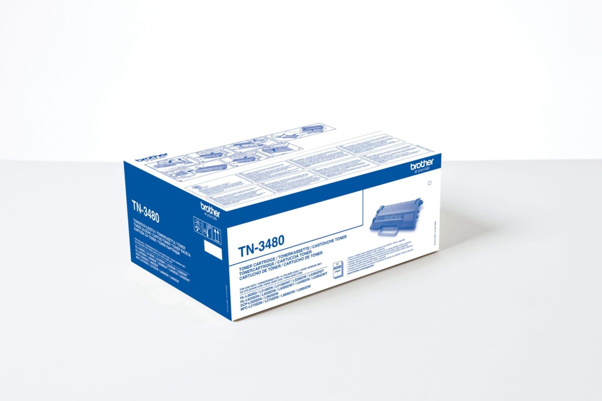 BROTHER Toner schwarz TN-3480 HL-L5000D 8'000 Seiten – Hochwertig & günstig bei ShopDeca