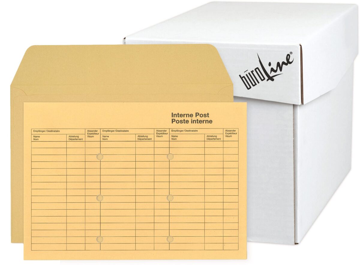 BÜROLINE Interne Post D/F C4 105375 braun 120g 250 Stück – Hochwertig & günstig bei ShopDeca