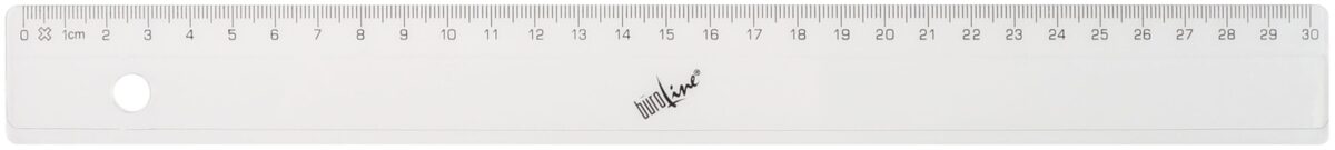BÜROLINE Massstab 30cm 303400 unzerbrechlich transparent – Hochwertig & günstig bei ShopDeca