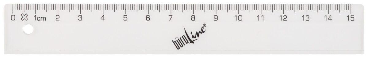 BÜROLINE Massstab 15cm 303402 unzerbrechlich transparent – Hochwertig & günstig bei ShopDeca
