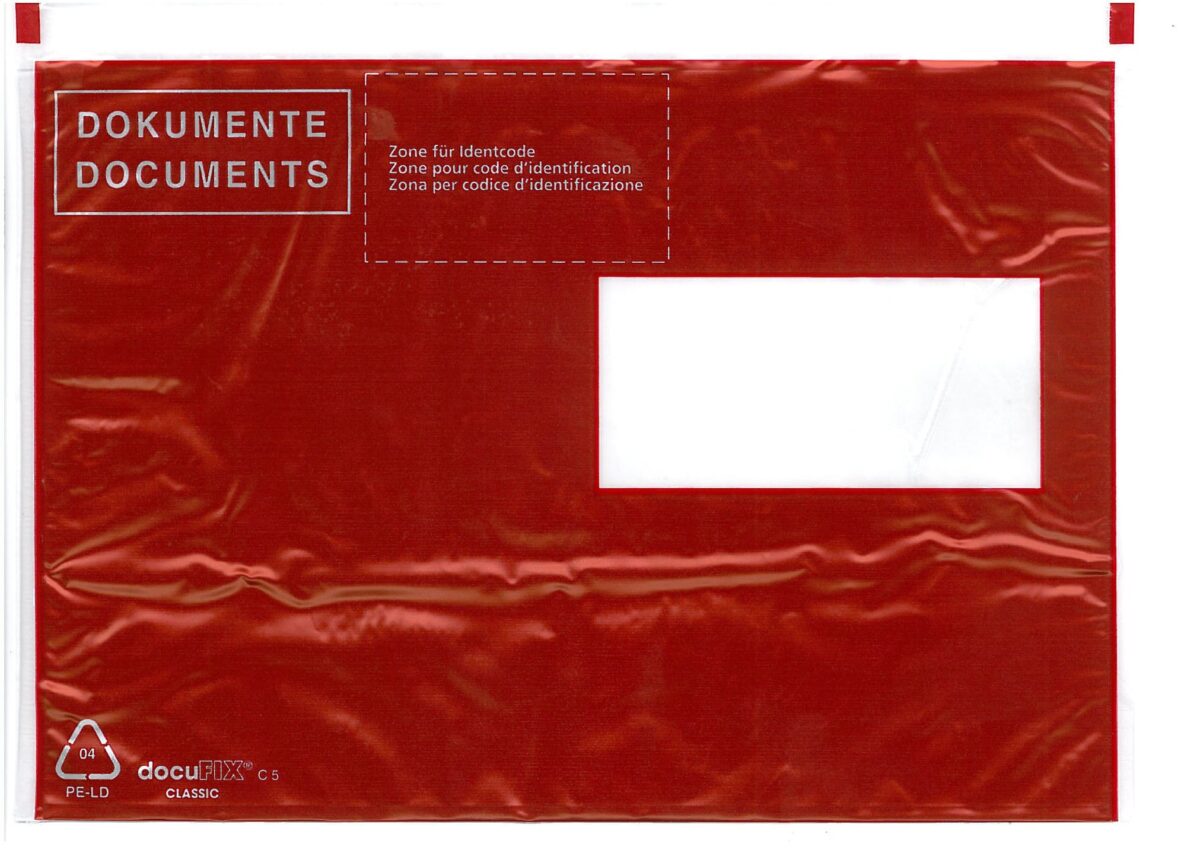 BÜROLINE Dokumententaschen C5 306284 rot 250 Stück – Hochwertig & günstig bei ShopDeca