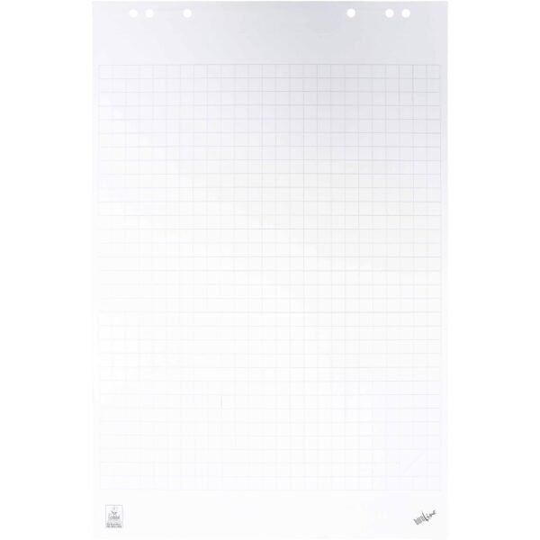 BÜROLINE Flipchart-Block 80g 65x98cm 400190533 ECF, kariert 20 Blatt