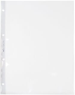 BÜROLINE Zeigetaschen PVC 140 my A4 620215 transparent, glatt 100 Stück