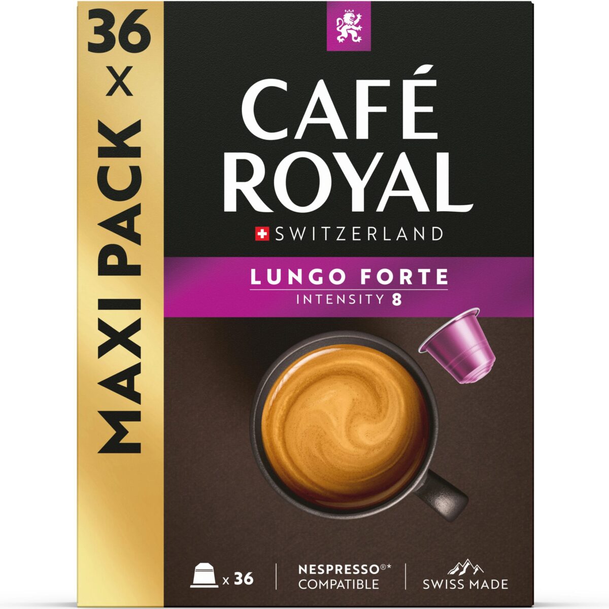 CAFE ROYAL Kaffeekapseln Alu 10169702 Lungo Forte 36 Stk. – Hochwertig & günstig bei ShopDeca