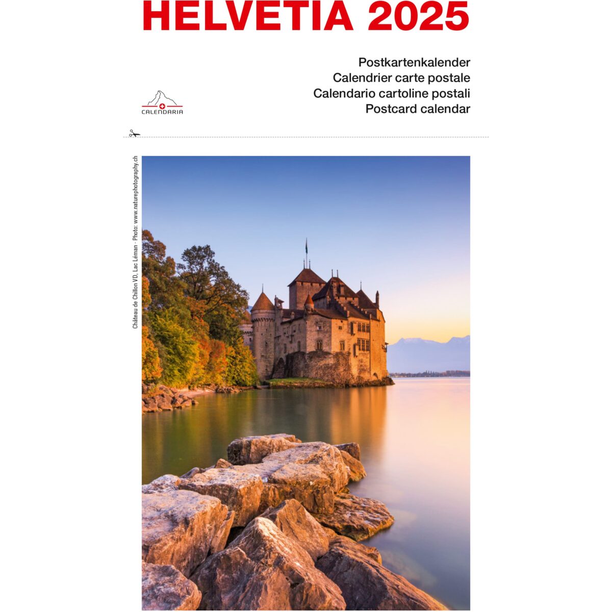 CALENDARIA Bildkalender 2025 783036204888 Helvetia ML 16.5x23cm – Hochwertig & günstig bei ShopDeca