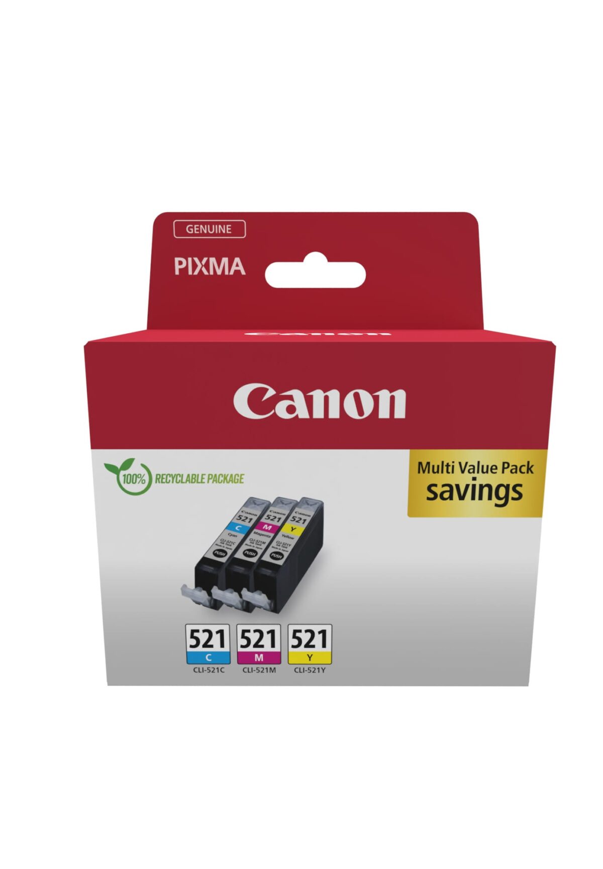 CANON Multipack Tinte CMY CLI-521Pack PIXMA IP 3600 3x9ml – Hochwertig & günstig bei ShopDeca