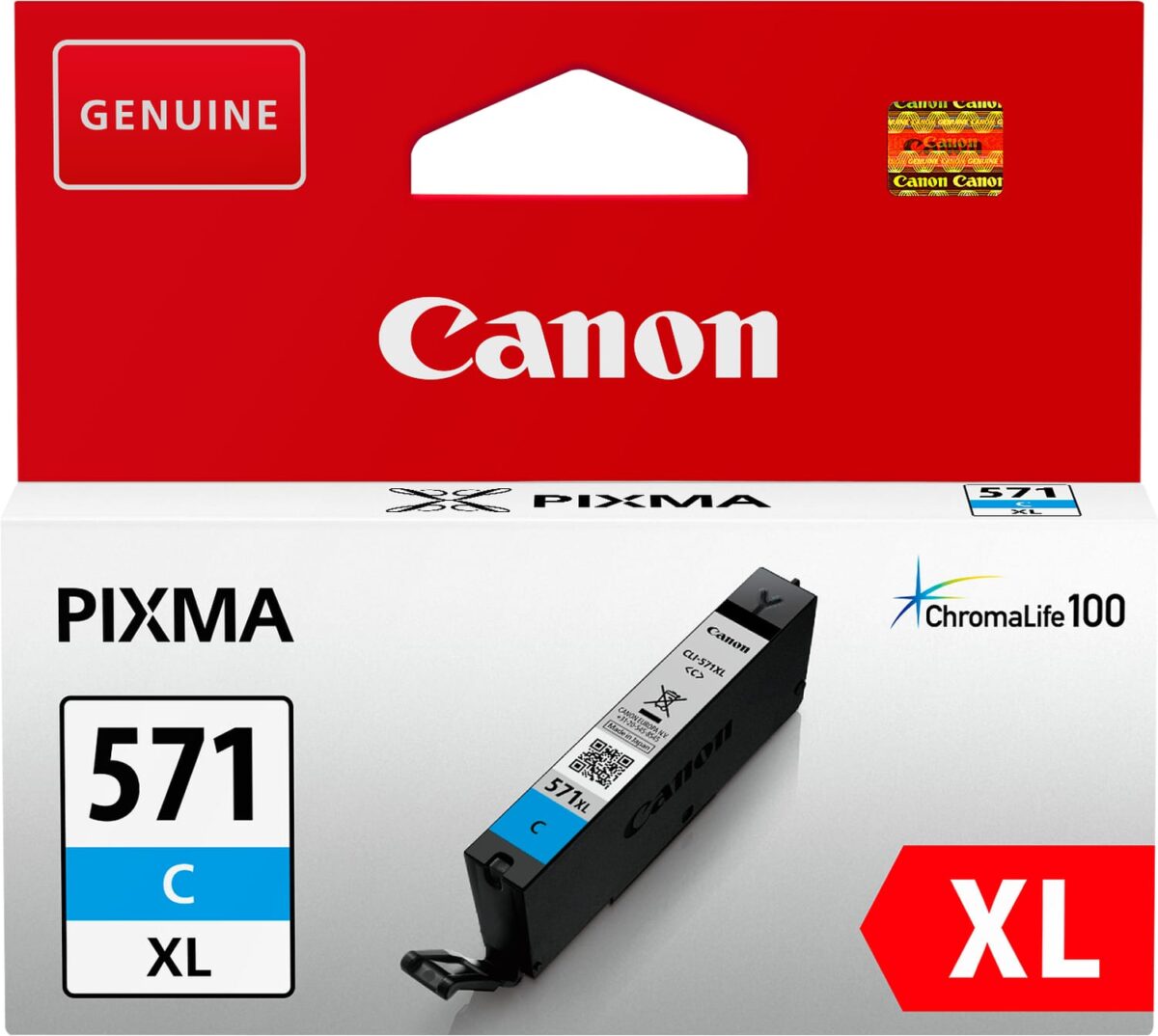 CANON Tintenpatrone XL cyan CLI-571XLC PIXMA MG5750 11ml – Hochwertig & günstig bei ShopDeca