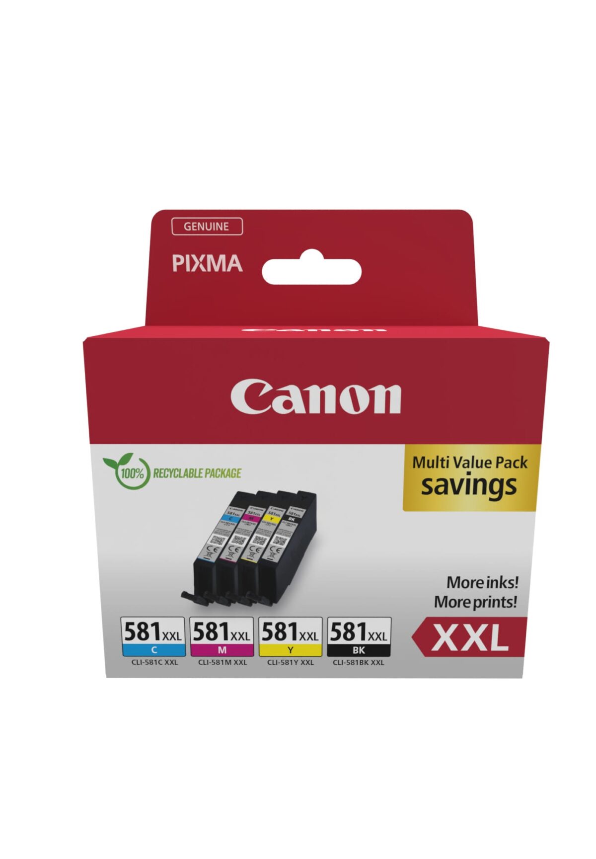 CANON Multipack Tinte XXL BKCMY CLI-581XXL Pixma TR7550 4x11.7ml – Hochwertig & günstig bei ShopDeca