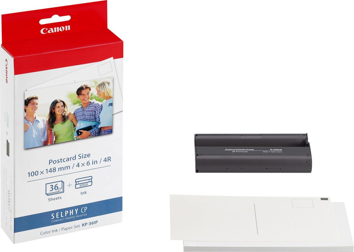 CANON Farbtinte/Papierset 10x15cm KP36IP CP 100 36 Blatt – Hochwertig & günstig bei ShopDeca