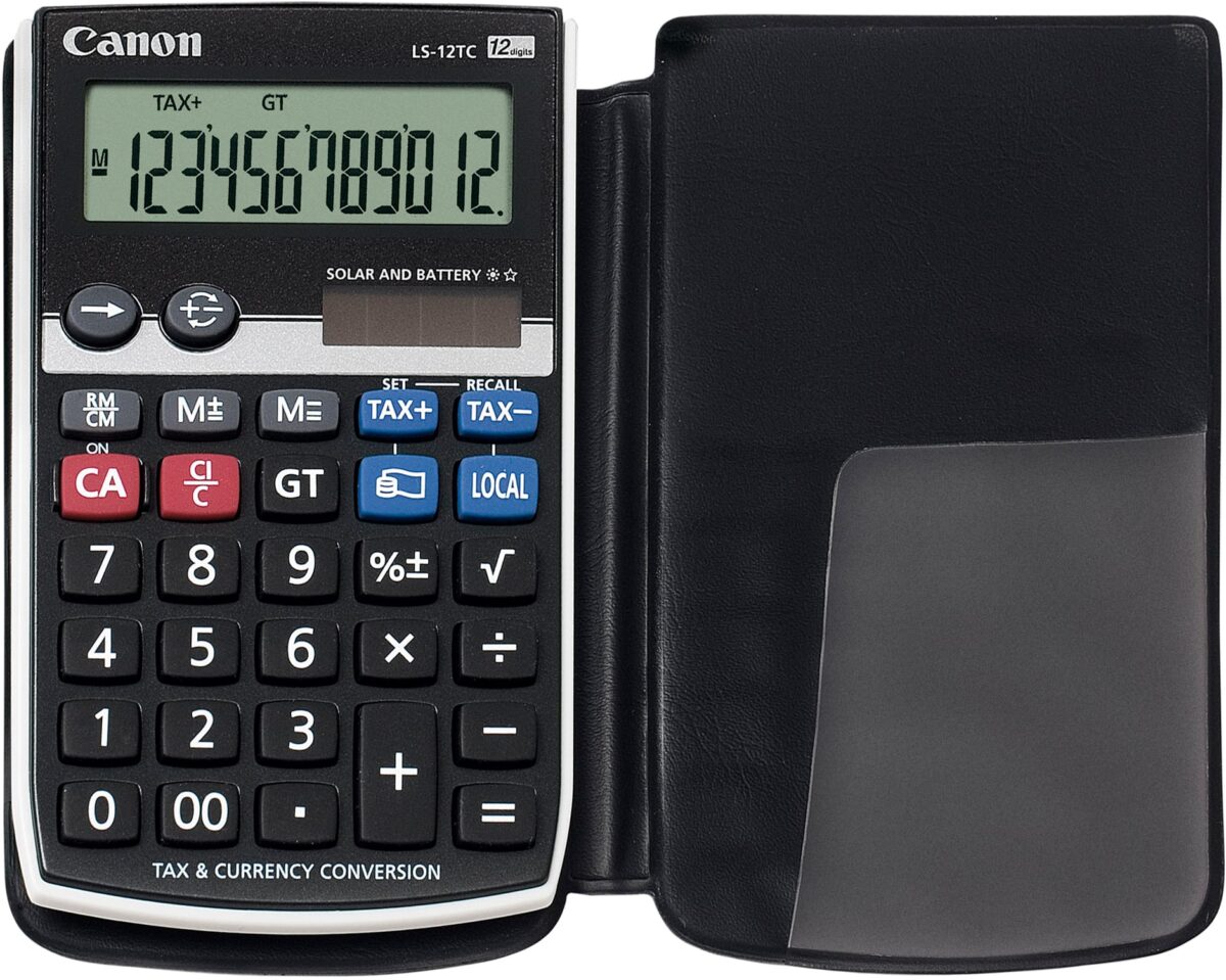 CANON Taschenrechner LS12TC – Hochwertig & günstig bei ShopDeca