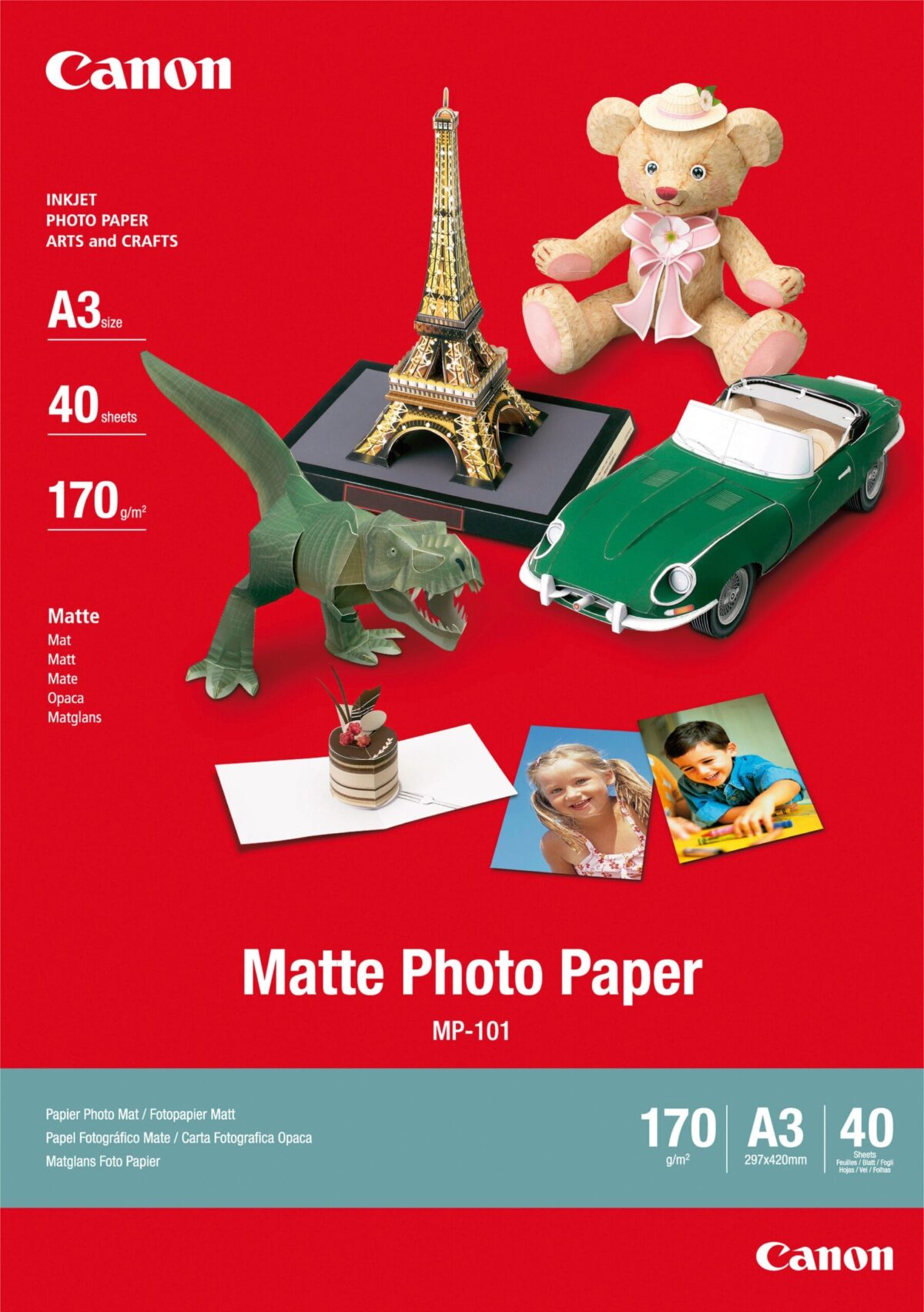 CANON Matte Photo Papier A3 MP101A3 InkJet, 170g 40 Blatt – Hochwertig & günstig bei ShopDeca