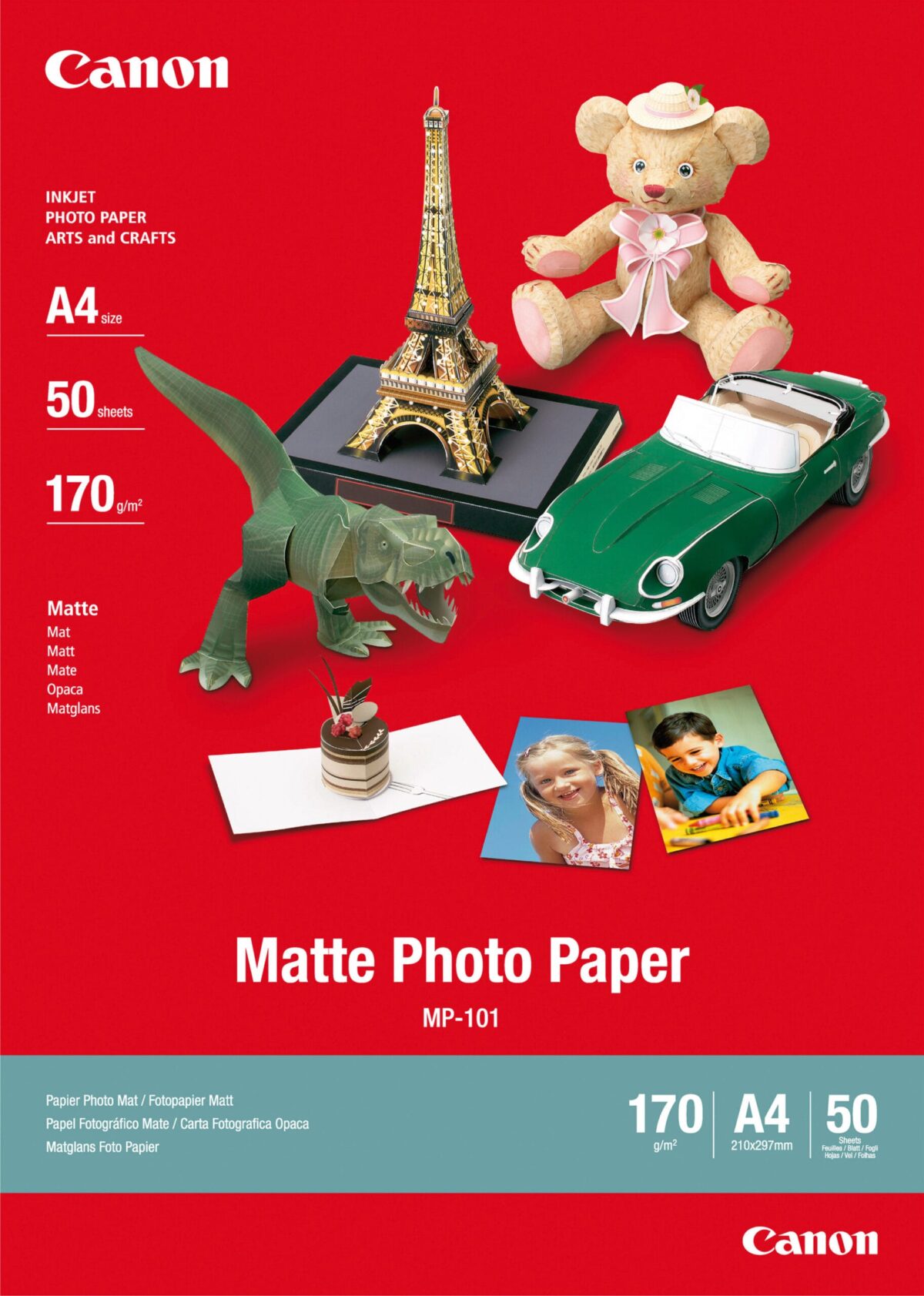 CANON Matte Photo Paper A4 MP101A4 InkJet, 170g 50 Blatt – Hochwertig & günstig bei ShopDeca