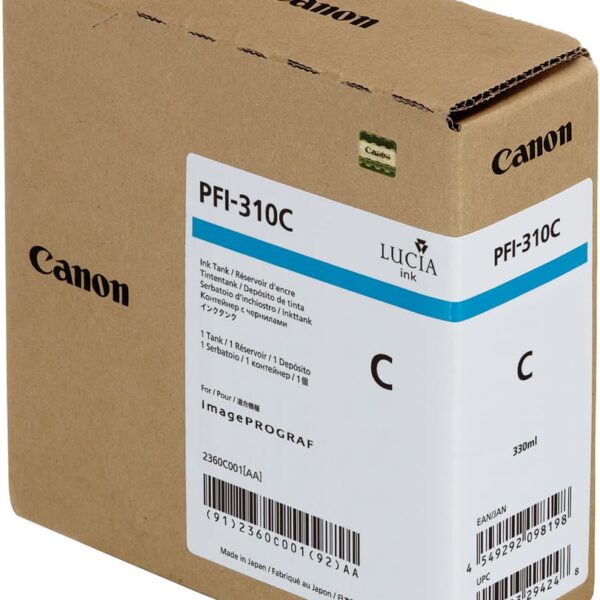 CANON Tintenpatrone cyan PFI1300C iPF PRO-2000/PRO-6000S 330ml