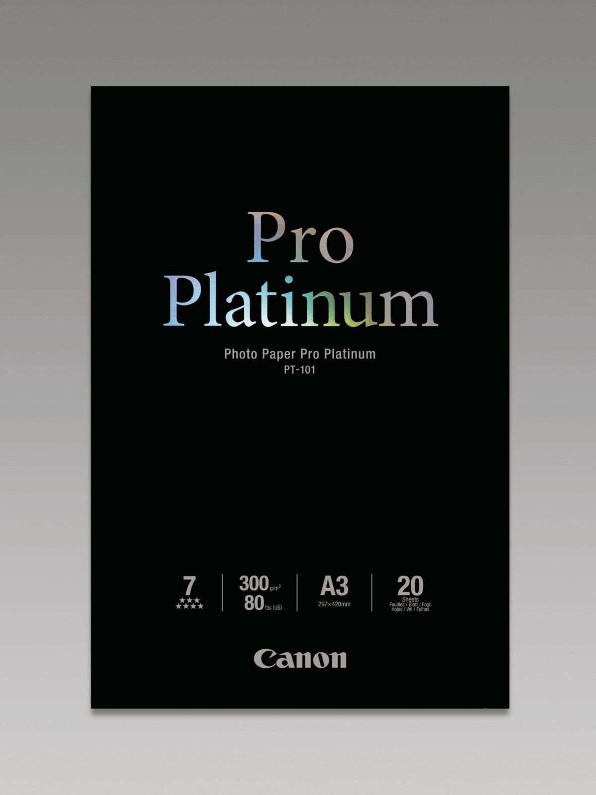 CANON Pro Platinum Photo Paper A3 PT101A3 InkJet glossy 300g 20 Blatt – Hochwertig & günstig bei ShopDeca