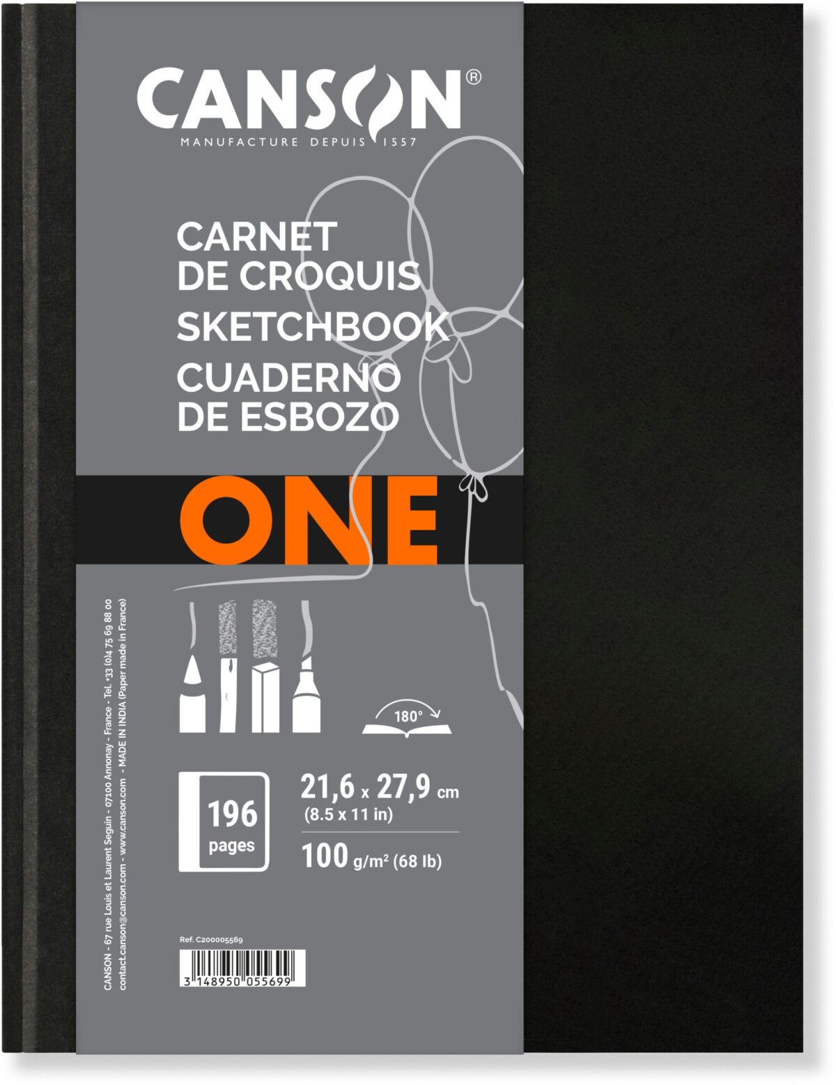 CANSON Art Book One 21x27,9cm 200005569 100 Blatt, gebunden – Hochwertig & günstig bei ShopDeca