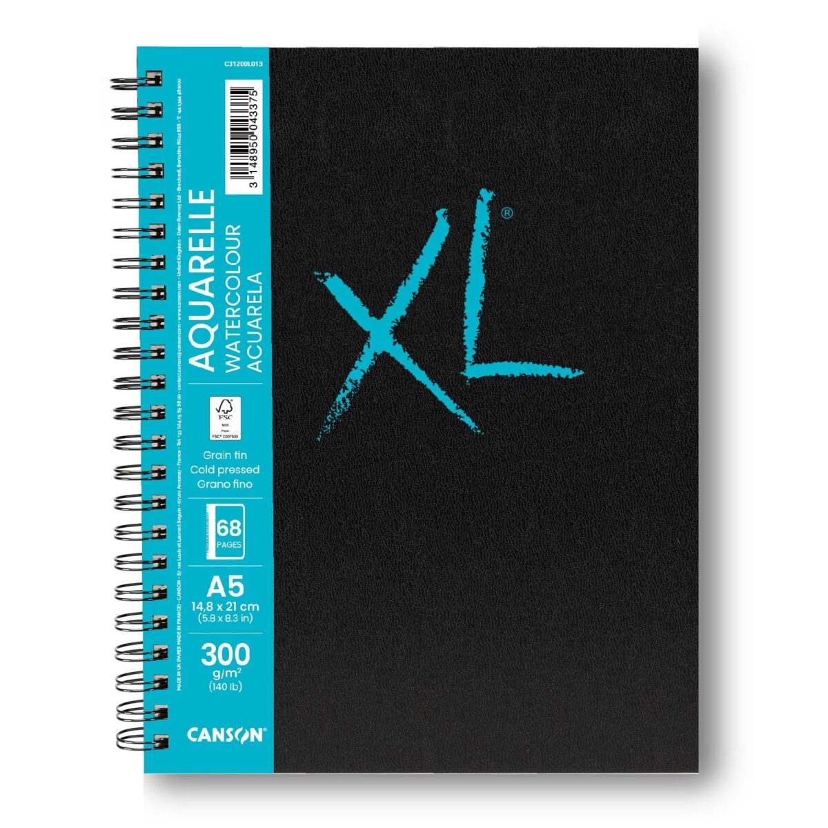 CANSON XL Aquarell Book A5 31200L013 68 Blatt, weiss, 300g – Hochwertig & günstig bei ShopDeca