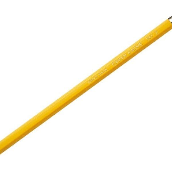 CARAN D'ACHE Bleistift HB 351.272 gelb, mit Gummi
