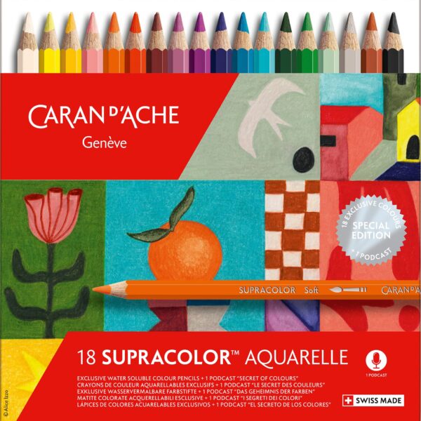 CARAN D'ACHE Farbstifte Supracolor 3888.418 18 Stück