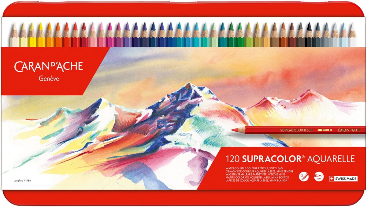 CARAN D'ACHE Farbstifte Supracolor 3,8mm 3888.420 ass. in Metallsch. 120 Stück – Hochwertig & günstig bei ShopDeca