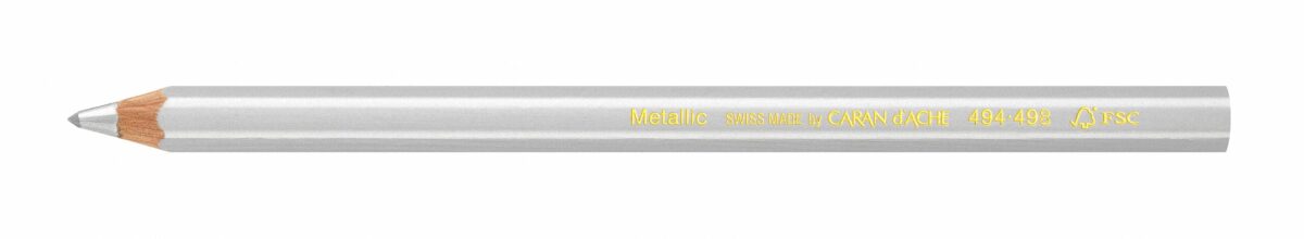 CARAN D'ACHE Colour Block 494.498 silber FSC metallic – Hochwertig & günstig bei ShopDeca