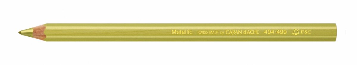 CARAN D'ACHE Colour Block 494.499 gold FSC metallic – Hochwertig & günstig bei ShopDeca