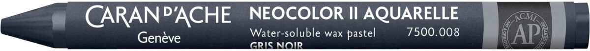 CARAN D'ACHE Wachsmalkreide Neocolor II 7500.008 grauschwarz – Hochwertig & günstig bei ShopDeca